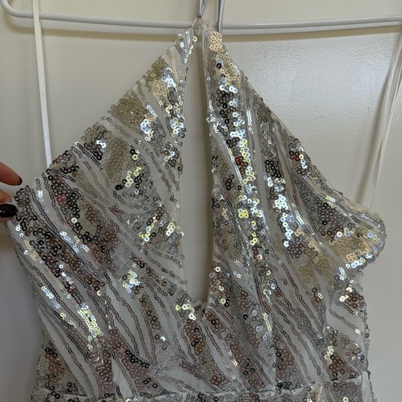 Sequin Halter Dress - Picture 8 of 14